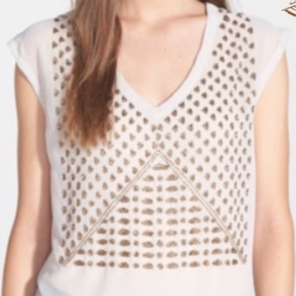 🏵SEARCH FOR SANITY EMBELLISHED V-NECK TOP - Picture 2 of 4